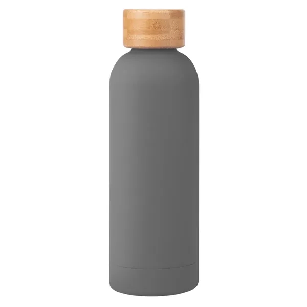 17 oz. double-wall insulated stainless steel bottle with rubberized finish, wide... from ASI 61125 Hit Promotional Products / Hit®