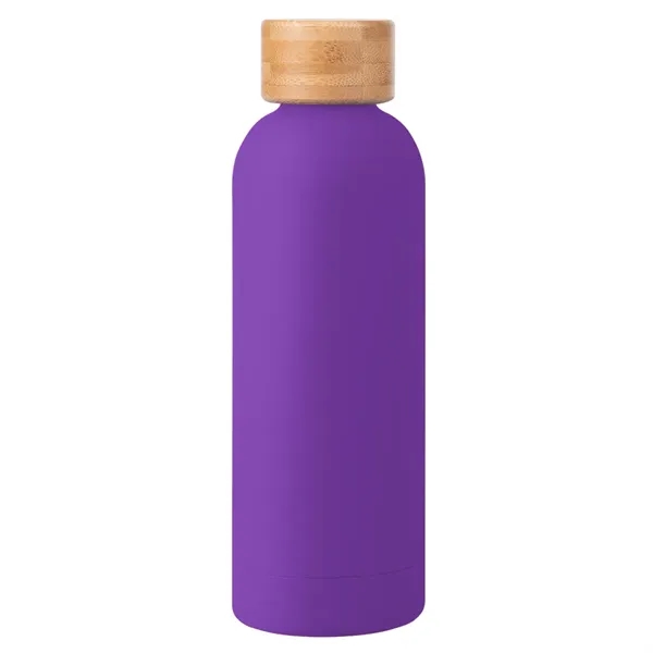 17 oz. double-wall insulated stainless steel bottle with rubberized finish, wide... from ASI 61125 Hit Promotional Products / Hit®