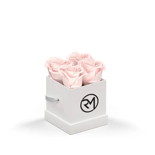 Arrangement of 4 roses set in a hat box.... from ASI 61125 Hit Promotional Products / Hit®