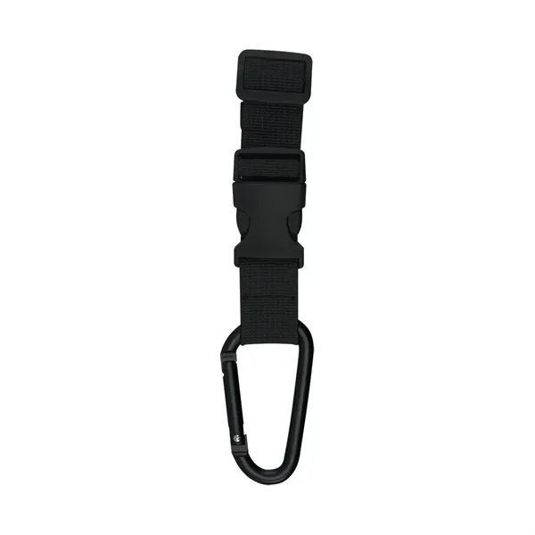 Adjustable buckle strap with removable carabiner attachment.... from ASI 61125 Hit Promotional Products / Hit®