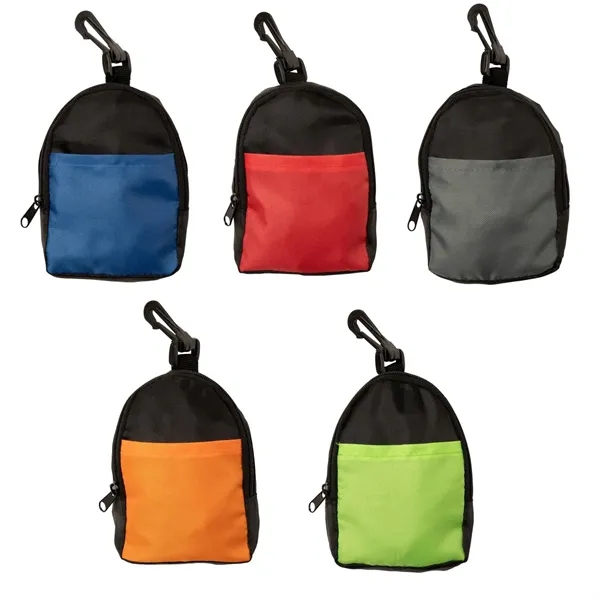 Mini backpack emergency first aid kit plus 1 color silkscreen imprint... from ASI 37218 Athena Promo (tm)