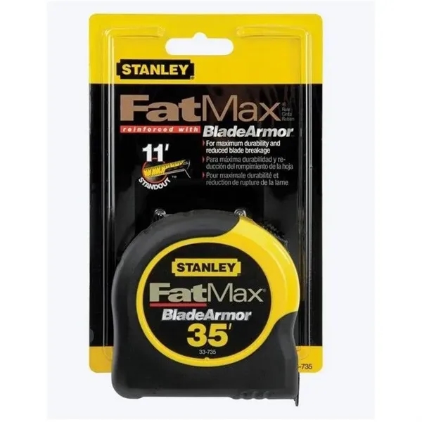 35 ft FATMAX® tape measure has 14 ft of reach. BladeArmor®... from ASI 41561 Brand Box USA, LLC