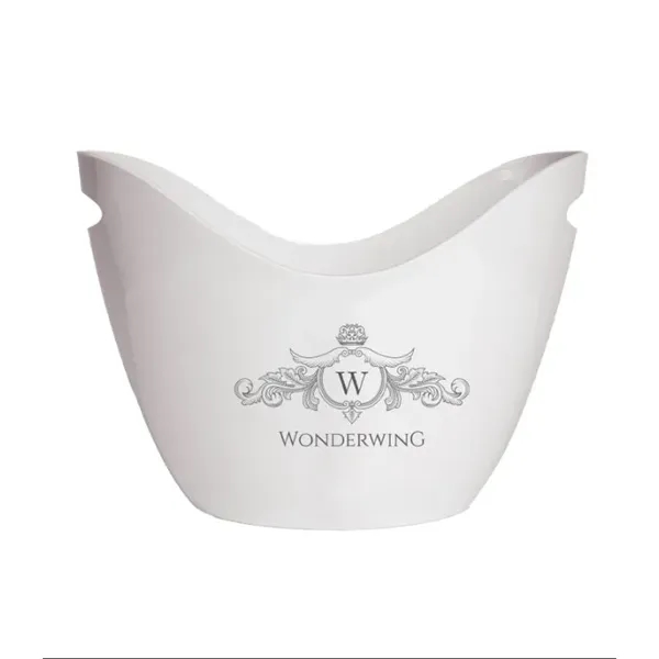 Stylish, oval-shaped acrylic bucket.... from ASI 76730 Peerless Umbrella Co Inc