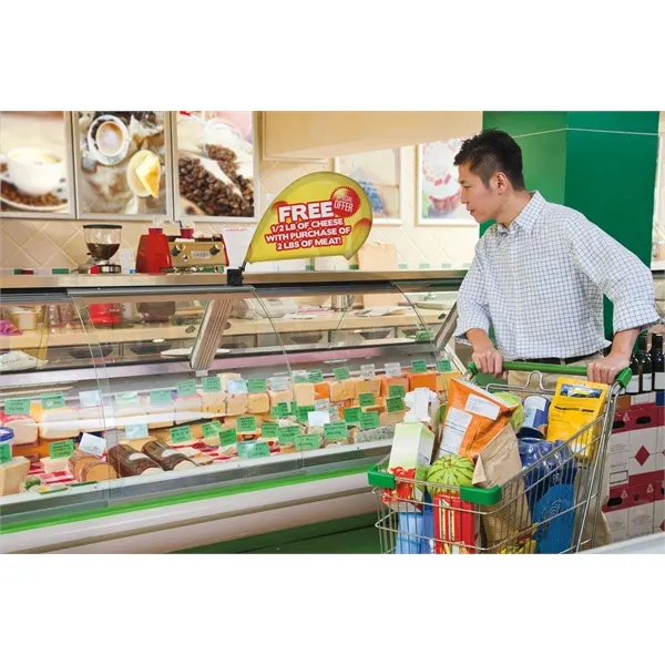 Mini teardrop sail sign kit with magnet base and double-sided graphics.... from ASI 87188 Showdown Displays