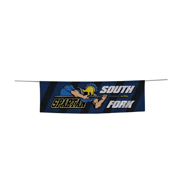 Parade kit with a 3' x 10' polyester knit banner with... from ASI 87188 Showdown Displays