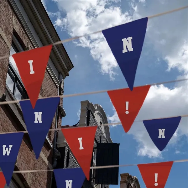 Suspend your personalized message and designs across doorways, walls, and fences... from ASI 87188 Showdown Displays