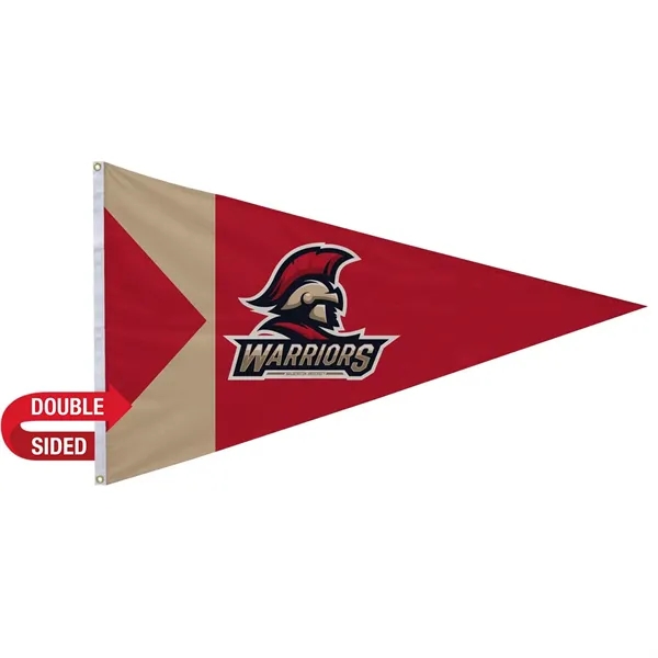 3' x 5' nylon pennant flag with canvas header, brass grommets... from ASI 87188 Showdown Displays