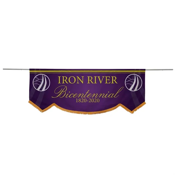 Parade kit with a 3' x 8' polyester knit banner with... from ASI 87188 Showdown Displays