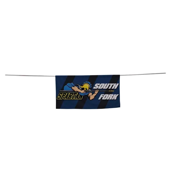 Parade kit with a 3' x 6' polyester knit banner with... from ASI 87188 Showdown Displays