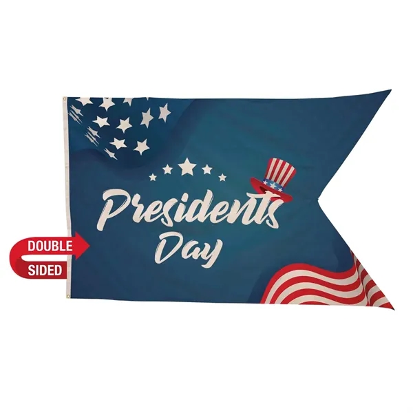 5' x 8' nylon guidon flag with swallow-tail fly end, canvas... from ASI 87188 Showdown Displays