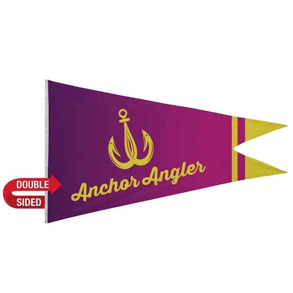 6' x 10' nylon burgee flag with canvas heading, brass grommets... from ASI 87188 Showdown Displays