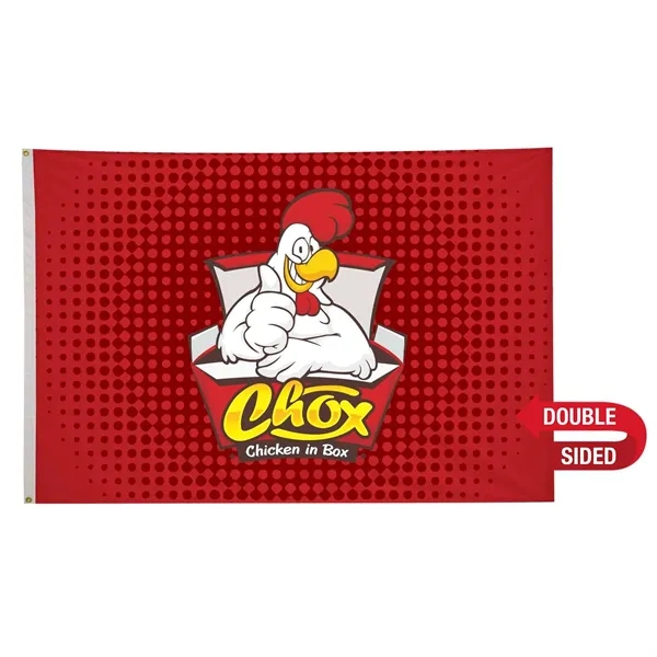 5' x 8' nylon flag with canvas heading, brass grommets and... from ASI 87188 Showdown Displays