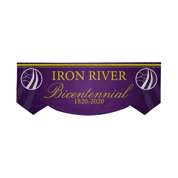 3' x 8' parade banners with scallop bottom graphics.... from ASI 87188 Showdown Displays