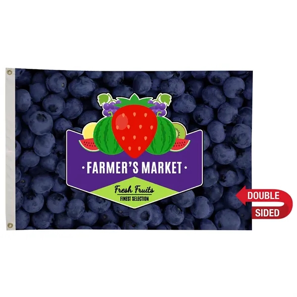 2' x 3' nylon flag with canvas heading, brass grommets and... from ASI 87188 Showdown Displays