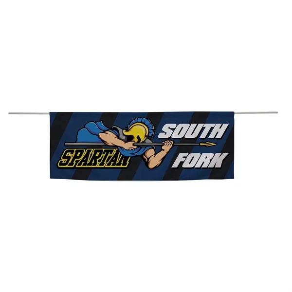 Parade kit with a 3' x 8' polyester knit banner with... from ASI 87188 Showdown Displays