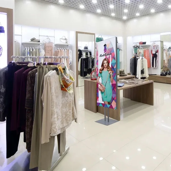 23.5" x 73.125" x 23.5" heavy duty aluminum standing display with... from ASI 87188 Showdown Displays