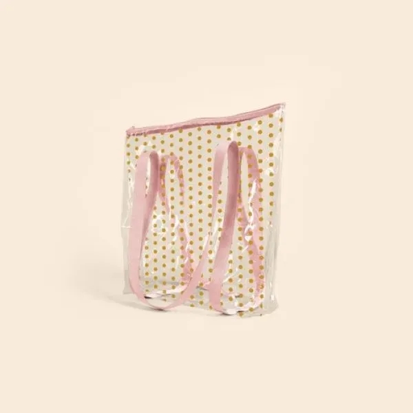 Large, gusseted, two-handled tote with zipper closure that measures 15" W... from ASI 74710 Numo