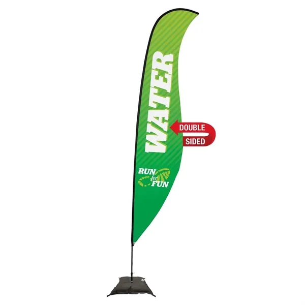 17' sail sign made of super poly knit fabric with a... from ASI 87188 Showdown Displays