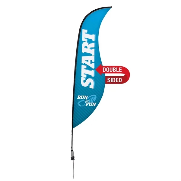 13' sail sign made of super poly knit fabric with a... from ASI 87188 Showdown Displays