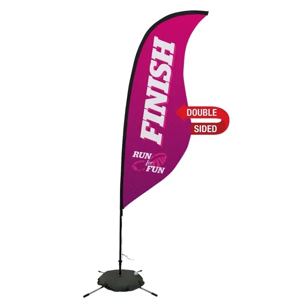 9' sail sign made of super poly knit fabric with a... from ASI 87188 Showdown Displays