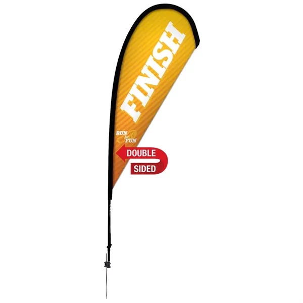 8' teardrop sail sign made of super poly knit fabric with... from ASI 87188 Showdown Displays