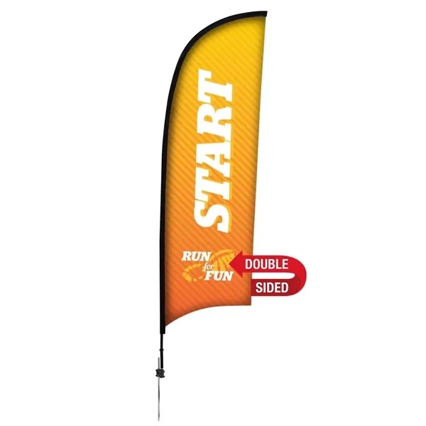 9' premium razor sail sign made of super poly knit fabric... from ASI 87188 Showdown Displays