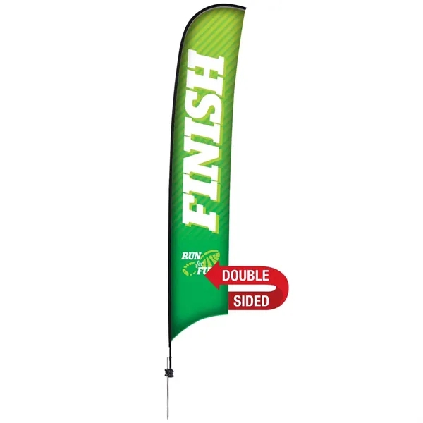 17' premium razor sail sign made of super poly knit fabric... from ASI 87188 Showdown Displays