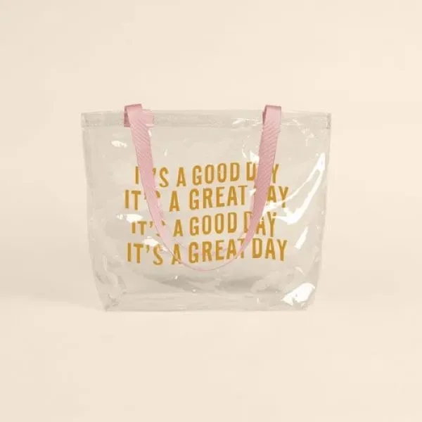 Vinyl tote with an exterior gussets that measures 17.75" x 13.5"... from ASI 74710 Numo