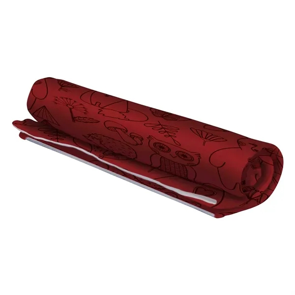 30" x 40" fleece blanket with hemmed edge and dye sublimated... from ASI 87188 Showdown Displays