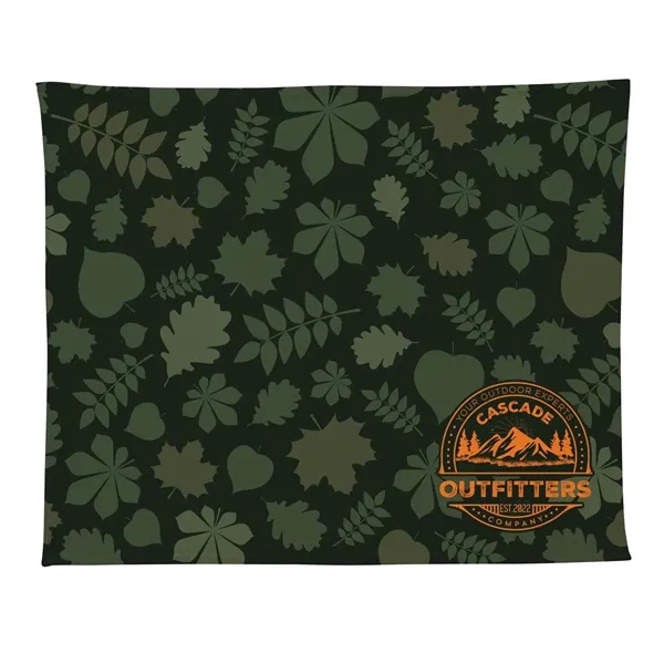 50" x 60" fleece blanket with hemmed edge and dye sublimated... from ASI 87188 Showdown Displays