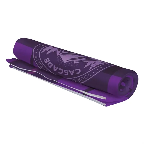 60" x 80" fleece blanket with hemmed edge and dye sublimated... from ASI 87188 Showdown Displays