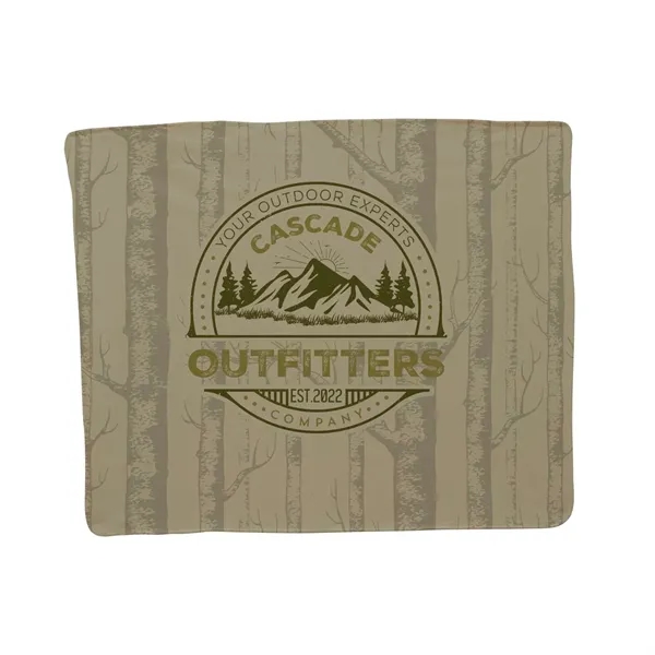 50" x 60" fleece blanket with Sherpa backing and dye sublimated... from ASI 87188 Showdown Displays