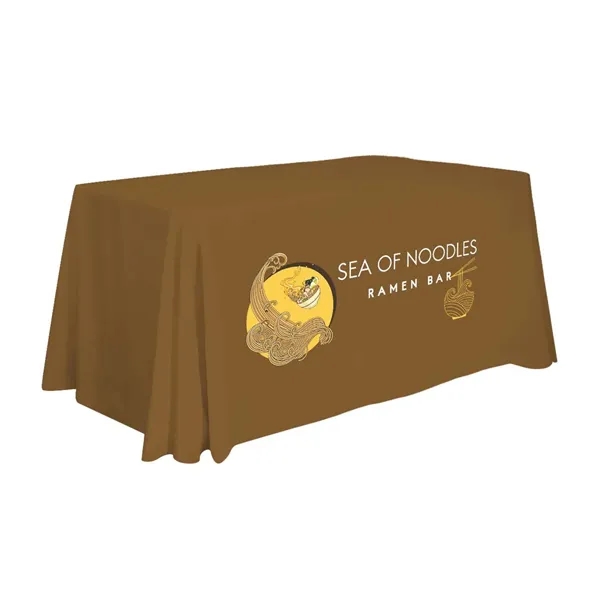 4' standard table throw made of polyester with 4 sides, draped... from ASI 87188 Showdown Displays