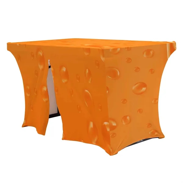 4' table throw made of two-way stretch fabric with form-fitting look... from ASI 87188 Showdown Displays