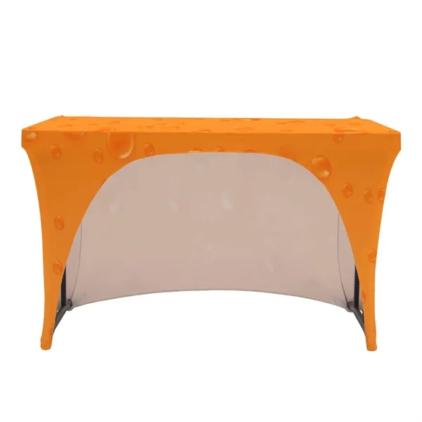 4' table throw made of two-way stretch fabric with form-fitting look... from ASI 87188 Showdown Displays