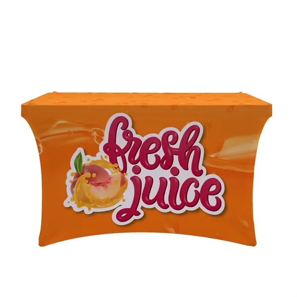 4' table throw made of two-way stretch fabric with form-fitting look... from ASI 87188 Showdown Displays