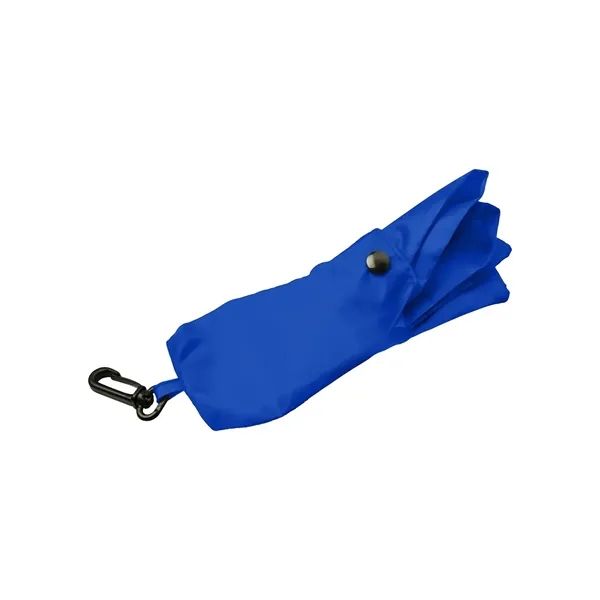 Reusable polyester grocery bag that folds into a storage pouch when... from ASI 34063 alphabroder