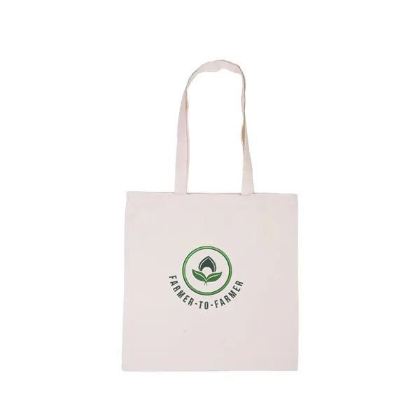 All-natural cotton canvas tote bag with matching drop handles that measures... from ASI 34063 alphabroder