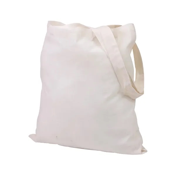 All-natural cotton canvas tote bag with matching drop handles that measures... from ASI 34063 alphabroder