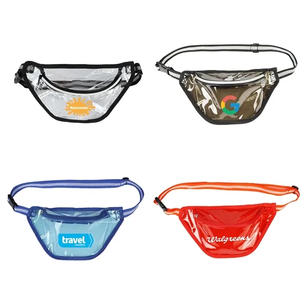 Clear waist pack with adjustable strap. Ideal for outdoor event gifts.... from ASI 44900 NC Custom (CI/Lanco) / Lanco