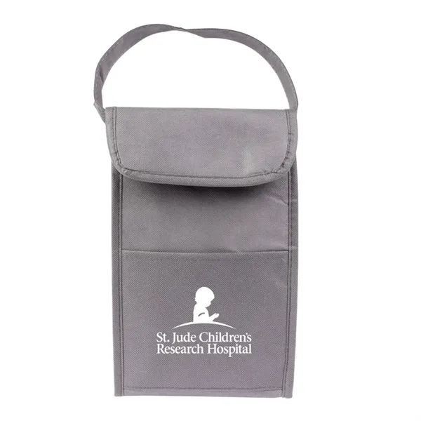 80gsm non-woven fabric lunch bag with 2mm foil-laminated PE foam insulation.... from ASI 44900 NC Custom (CI/Lanco) / Lanco