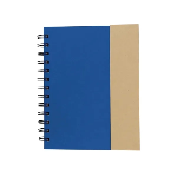 Recycled journal with magnetic flap closure, 70 sheets of paper, sticky... from ASI 34063 alphabroder