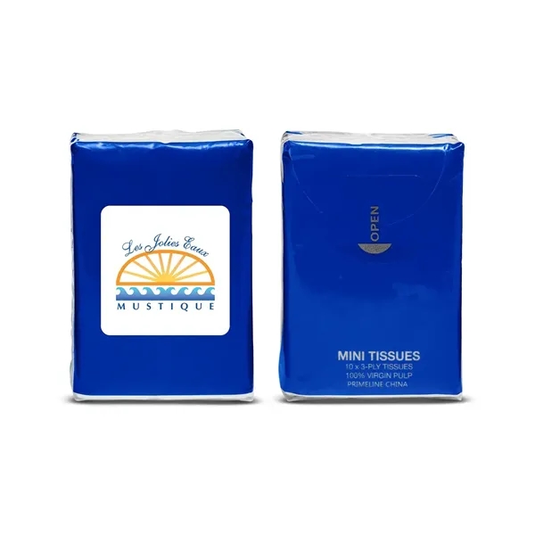 Re-sealable, non-refillable, miniature tissue pack with ten 3-ply tissues.... from ASI 34063 alphabroder