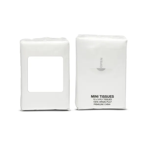 Re-sealable, non-refillable, miniature tissue pack with ten 3-ply tissues.... from ASI 34063 alphabroder