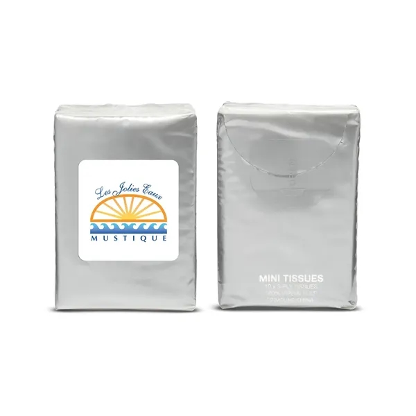Re-sealable, non-refillable, miniature tissue pack with ten 3-ply tissues.... from ASI 34063 alphabroder