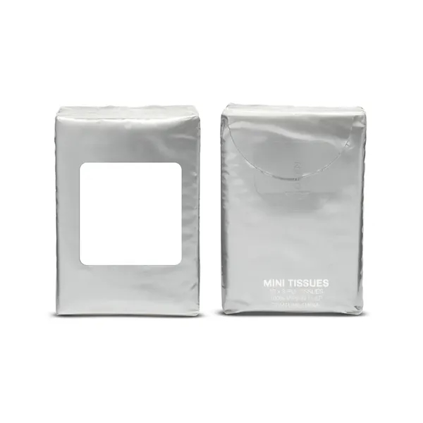 Re-sealable, non-refillable, miniature tissue pack with ten 3-ply tissues.... from ASI 34063 alphabroder