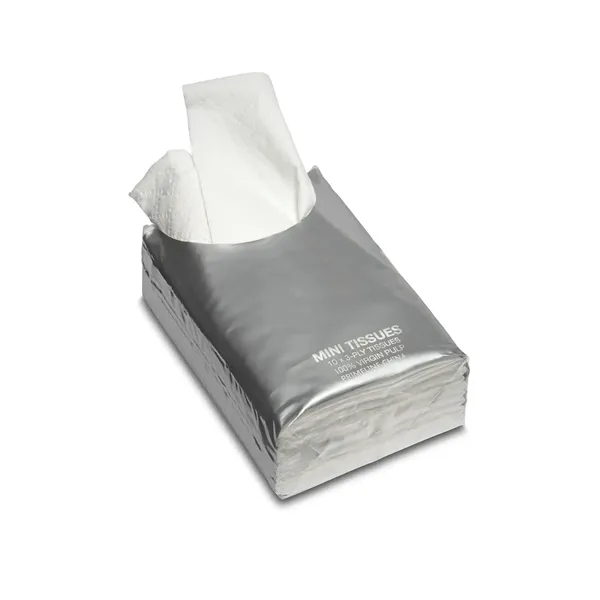 Re-sealable, non-refillable, miniature tissue pack with ten 3-ply tissues.... from ASI 34063 alphabroder