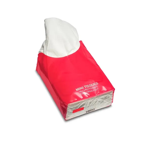 Re-sealable, non-refillable, miniature tissue pack with ten 3-ply tissues.... from ASI 34063 alphabroder