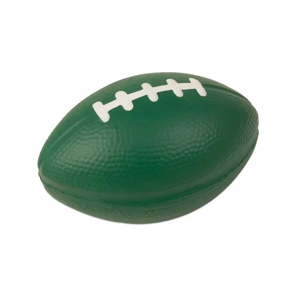 Football shaped stress reliever made of polyurethane foam; customization included.... from ASI 34063 alphabroder