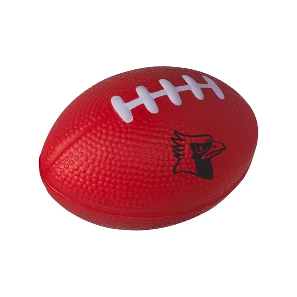 Football shaped stress reliever made of polyurethane foam; customization included.... from ASI 34063 alphabroder
